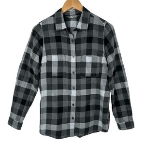 The North Face Women's Plaid Cotton Button-Up Shirt